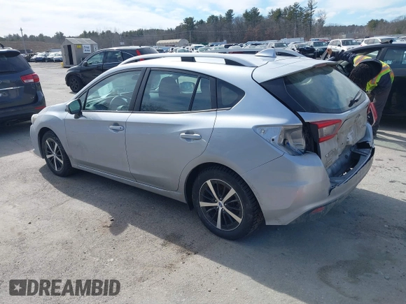 2020 Subaru Impreza Premium with VIN 4S3GTAV63L3703538, listed as a IAAI auction lot 41744439 with 65,222 mi miles and . Bid and sale history available at DreamBid. Image 3.