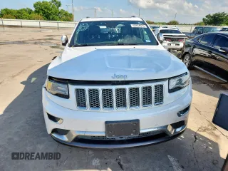 2014 Jeep Grand Cherokee Summit with VIN 1C4RJFJG9EC338666, listed as a Copart auction lot 63834075 with 196,840 mi miles and Salvage title. Bid and sale history available at DreamBid. Image 5.