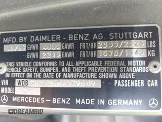 1987 Mercedes-Benz 300 SDL z VIN WDBCB25D6HA329689, wystawiony jako IAAI lot #42438703 z przebiegiem 237 677 mil mil oraz . Historia ofert i sprzedaży dostępna na DreamBid. Obrazek 9.