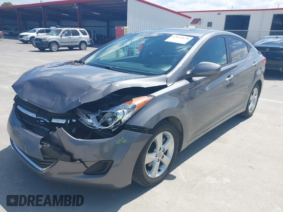 2011 Hyundai Elantra GLS with VIN 5NPDH4AE2BH060735, listed as a IAAI auction lot 42075170 with 109,423 mi miles. Bid and sale history available at carsss.com. Image 2.