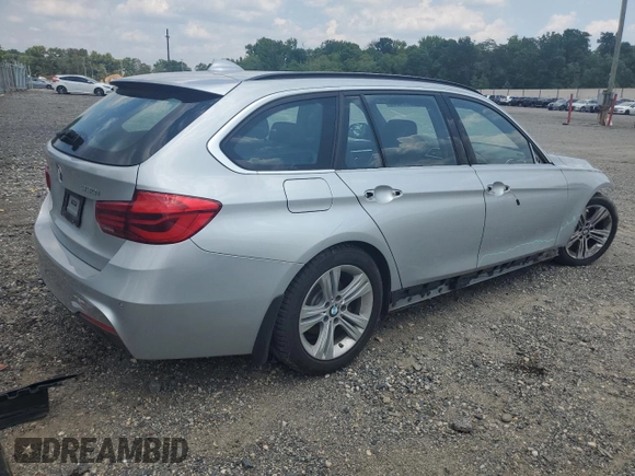 2017 BMW 3 Series 330i xDrive with VIN WBA8K3C57HK678988, listed as a Copart auction lot 65394344 with 67,918 mi miles and Salvage Title. Bid and sale history available at carsss.com. Image 3.