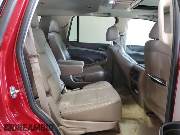 2015 Chevrolet Tahoe LTZ z VIN 1GNSKCKC0FR103622, wystawiony jako Copart lot #54217505 z przebiegiem 126 220 mil mil oraz Szkoda całkowita • Salvage title. Historia ofert i sprzedaży dostępna na DreamBid. Obrazek 11.