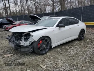 2023 Acura TLX Type S w/Performance Tire with VIN 19UUB7F92PA002817, listed as a Copart auction lot 47208985 with 5,644 mi miles and Salvage Title. Bid and sale history available at carsss.com. Image 1.