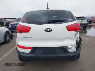 2015 Kia Sportage LX with VIN KNDPB3AC4F7741528, listed as a IAAI auction lot 41803355 with 60,139 mi miles and . Bid and sale history available at carsss.com. Image 16.