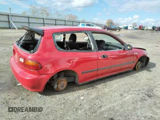 1994 Honda Civic z VIN 2HGEH2467RH510025, wystawiony jako Copart lot #80695724 z przebiegiem 231 277 mil mil oraz Szkoda całkowita • Salvage title. Historia ofert i sprzedaży dostępna na DreamBid. Obrazek 3.