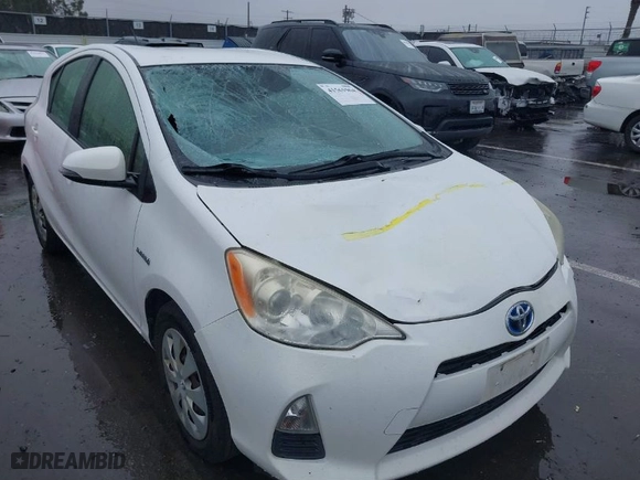 2013 Toyota Prius c One with VIN JTDKDTB36D1544010, listed as a IAAI auction lot 41561964 with 153,572 mi miles. Bid and sale history available at carsss.com. Image 6.