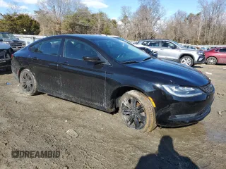2017 Chrysler 200 Touring with VIN 1C3CCCFB7HN504725, listed as a Copart auction lot 41757845 with 96,424 mi miles and Salvage Title. Bid and sale history available at carsss.com. Image 4.