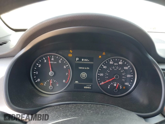 2021 Kia Rio LX with VIN 3KPA24AD4ME425838, listed as a Copart auction lot 46171695 with 69,542 mi miles and Salvage Title. Bid and sale history available at DreamBid. Image 9.