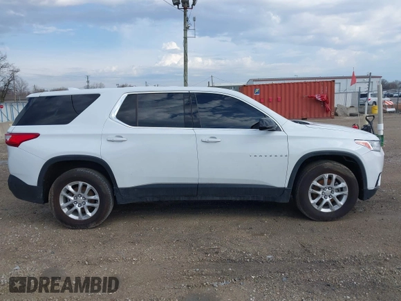2020 Chevrolet Traverse LS with VIN 1GNEVFKW8LJ185870, listed as a IAAI auction lot 41415934 with 69,993 mi miles. Bid and sale history available at carsss.com. Image 12.