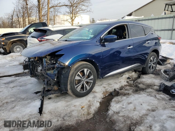 2020 Nissan Murano S with VIN 5N1AZ2AS8LN109086, listed as a Copart auction lot 48361675 with 63,004 mi miles and Salvage Title. Bid and sale history available at DreamBid. Image 1.