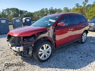 2019 Nissan Pathfinder S z VIN 5N1DR2MNXKC591847, wystawiony jako Copart lot #45509835 z przebiegiem 94 109 mil mil oraz Szkoda całkowita • Salvage title. Historia ofert i sprzedaży dostępna na DreamBid. Obrazek 1.