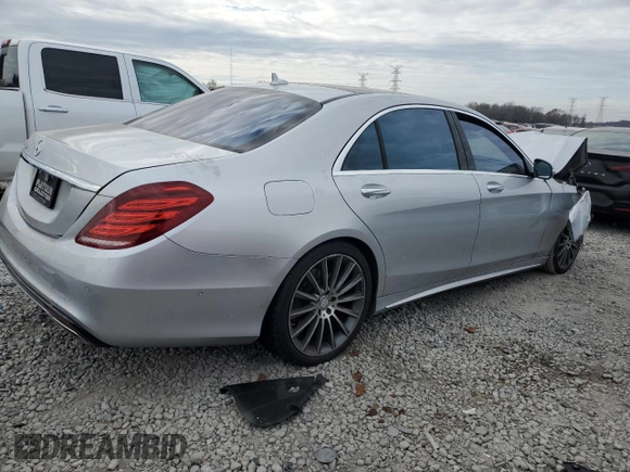 2014 Mercedes-Benz S-Class S 550 with VIN WDDUG8CB4EA008960, listed as a Copart auction lot 79255864 with 0 mi miles and Salvage Title. Bid and sale history available at carsss.com. Image 3.