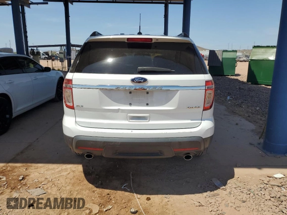 2014 Ford Explorer XLT with VIN 1FM5K7D87EGC48281, listed as a Copart auction lot 59076805 with 155,617 mi miles and Salvage title. Bid and sale history available at DreamBid. Image 6.