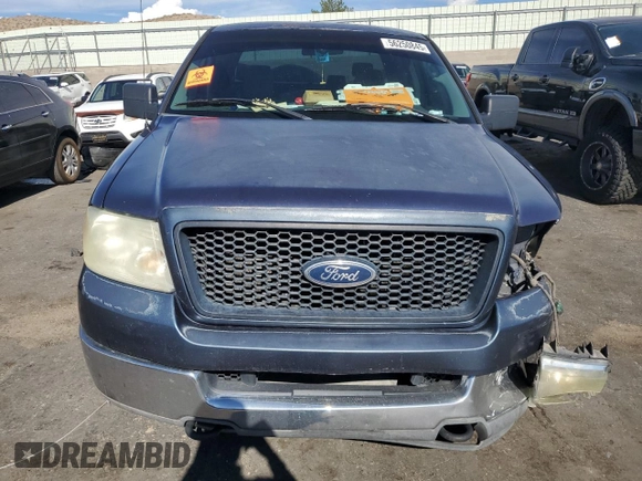 2005 Ford F-150 XLT with VIN 1FTPX145X5NA55054, listed as a Copart auction lot 56250845 with 260,876 mi miles and Salvage title. Bid and sale history available at DreamBid. Image 5.