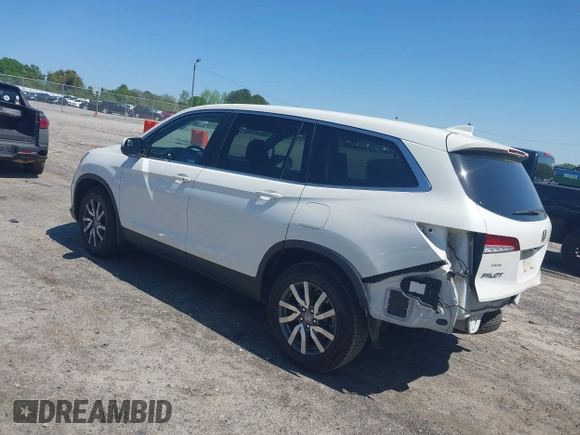 2019 Honda Pilot EX-L with VIN 5FNYF5H57KB038019, listed as a IAAI auction lot 41994410 with 126,738 mi miles and . Bid and sale history available at carsss.com. Image 3.