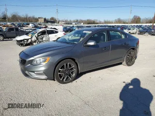 2017 Volvo S60 Dynamic with VIN YV126MFL1H2421185, listed as a Copart auction lot 83540384 with 54,059 mi miles and Salvage Title. Bid and sale history available at carsss.com. Image 1.