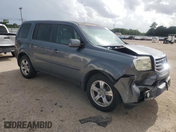 2013 Honda Pilot EX-L with VIN 5FNYF4H50DB017543, listed as a Copart auction lot 59842665 with 119,864 mi miles and Salvage title. Bid and sale history available at DreamBid. Image 4.
