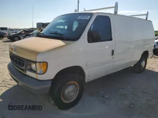 2001 Ford Econoline Cargo with VIN 1FTNE24241HB20207, listed as a Copart auction lot 43284425 with 157,949 mi miles and Clean Title. Bid and sale history available at carsss.com. Image 1.