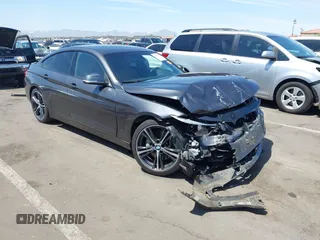 2018 BMW 4 Series 440i with VIN WBA4J5C5XJBF07996, listed as a IAAI auction lot 42361352 with 62,365 mi miles and . Bid and sale history available at DreamBid. Image 1.