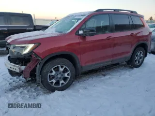 2022 Honda Passport TrailSport with VIN 5FNYF8H66NB007634, listed as a Copart auction lot 88159235 with 31,590 mi miles and Salvage Title. Bid and sale history available at DreamBid. Image 1.