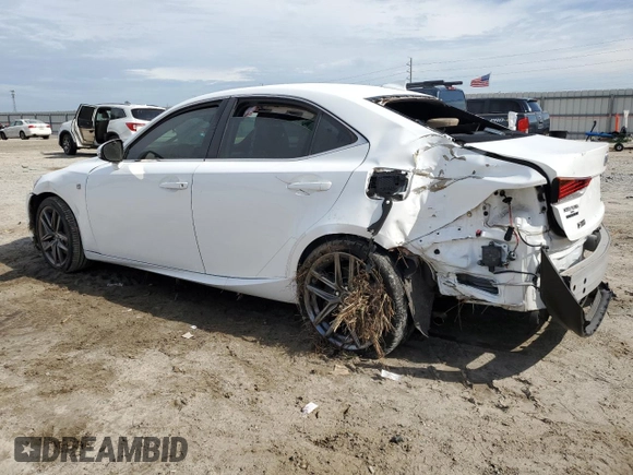 2018 Lexus IS 300 with VIN JTHBA1D27J5082206, listed as a Copart auction lot 52664685 with 41,534 mi miles and Salvage title. Bid and sale history available at DreamBid. Image 2.