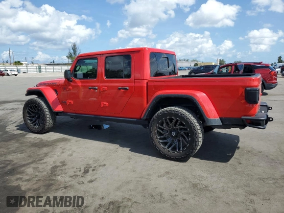 2021 Jeep Gladiator Rubicon с VIN 1C6JJTBG0ML569133, выставлен на аукционе Copart как лот 61994745 с пробегом 23 785 миль миль и Чистый • Clean title. История ставок и продаж доступна на DreamBid. Изображение 2.