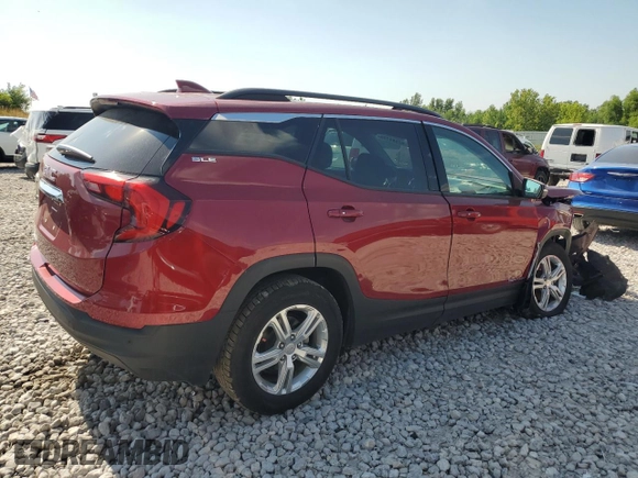 2020 GMC Terrain SLE with VIN 3GKALMEV2LL133443, listed as a Copart auction lot 62584195 with 75,823 mi miles and Salvage title. Bid and sale history available at DreamBid. Image 3.