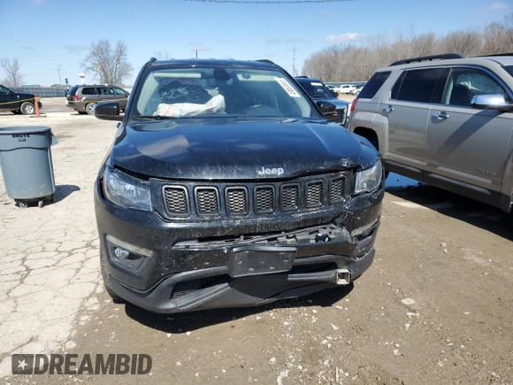 2019 Jeep Compass Latitude with VIN 3C4NJDBB7KT847886, listed as a Copart auction lot 49883665 with 162,470 mi miles and Salvage title. Bid and sale history available at DreamBid. Image 5.