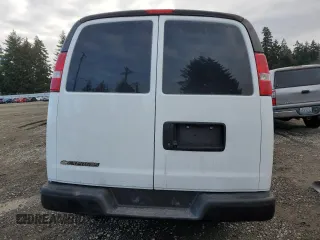 2020 Chevrolet Express Cargo Van with VIN 1GCWGBFP1L1130633, listed as a Copart auction lot 44383415 with 69,771 mi miles and Salvage Title. Bid and sale history available at carsss.com. Image 6.