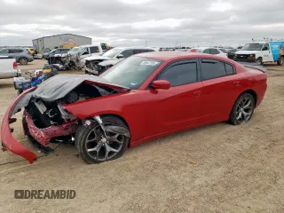 2015 Dodge Charger RT with VIN 2C3CDXCT8FH917664, listed as a Copart auction lot 59047785 with 109,728 mi miles and Salvage title. Bid and sale history available at DreamBid. Image 1.