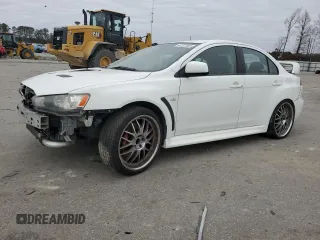 2011 Mitsubishi Lancer Evolution GSR with VIN JA32W8FV1BU029204, listed as a Copart auction lot 43207865 with 173,345 mi miles and Salvage Title. Bid and sale history available at carsss.com. Image 1.