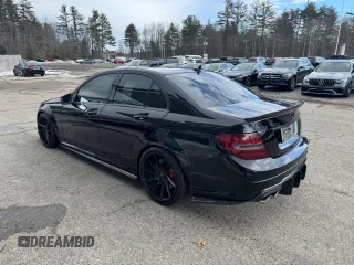 2012 Mercedes-Benz C 63 AMG with VIN WDDGF7HB5CA629883, listed as a Copart auction lot 49139875 with 139,727 mi miles and Clean Title. Bid and sale history available at carsss.com. Image 3.