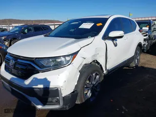2021 Honda CR-V EX-L with VIN 2HKRW1H89MH409581, listed as a IAAI auction lot 41353401 with 99,968 mi miles. Bid and sale history available at carsss.com. Image 6.