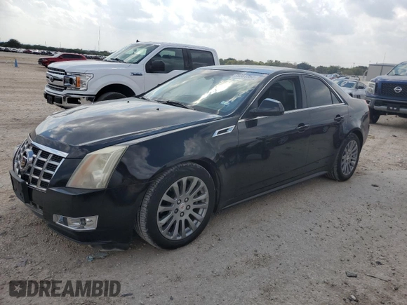2013 Cadillac CTS Performance with VIN 1G6DK5E3XD0176509, listed as a Copart auction lot 79351754 with 108,548 mi miles and Salvage Title. Bid and sale history available at DreamBid. Image 1.