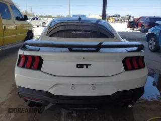 2024 Ford Mustang GT with VIN 1FA6P8CF1R5423860, listed as a Copart auction lot 47807785 with 0 mi miles and Salvage Title. Bid and sale history available at carsss.com. Image 6.