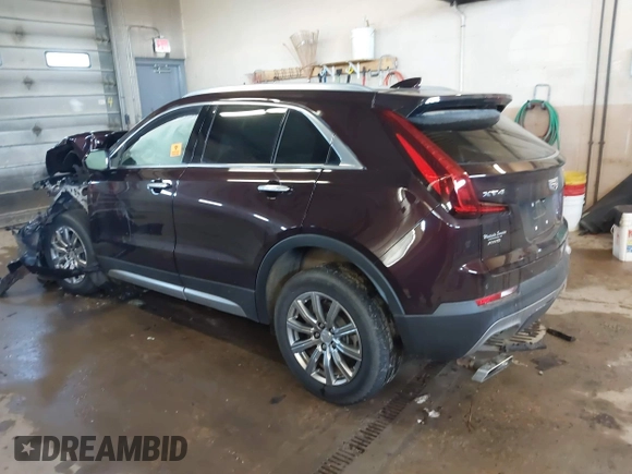 2020 Cadillac XT4 AWD Premium Luxury with VIN 1GYFZDR48LF121111, listed as a IAAI auction lot 41533664 with Not Provided miles. Bid and sale history available at carsss.com. Image 3.