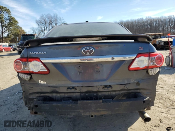 2013 Toyota Corolla L with VIN 2T1BU4EE4DC061081, listed as a Copart auction lot 42545375 with 162,890 mi miles and Salvage Title. Bid and sale history available at carsss.com. Image 6.