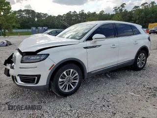 2020 Lincoln Nautilus Standard with VIN 2LMPJ6J94LBL25538, listed as a Copart auction lot 58831105 with 54,013 mi miles and Salvage title. Bid and sale history available at DreamBid. Image 1.