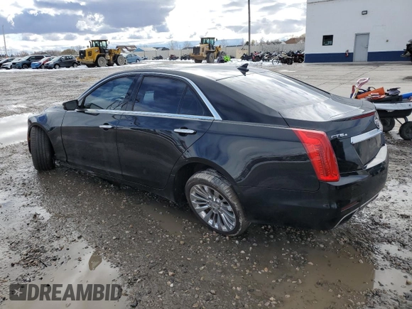 2014 Cadillac CTS Luxury AWD with VIN 1G6AX5S38E0160464, listed as a Copart auction lot 45675495 with 132,439 mi miles and Salvage Title. Bid and sale history available at DreamBid. Image 2.
