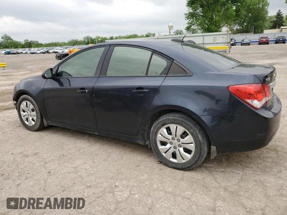 2015 Chevrolet Cruze LS with VIN 1G1PA5SH1F7289121, listed as a Copart auction lot 54621535 with 249,149 mi miles and Clean Title. Bid and sale history available at DreamBid. Image 2.