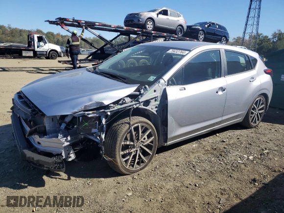 2024 Subaru Impreza Sport with VIN JF1GUAFC9R8362875, listed as a Copart auction lot 75632764 with 4,681 mi miles and Salvage Title. Bid and sale history available at carsss.com. Image 1.