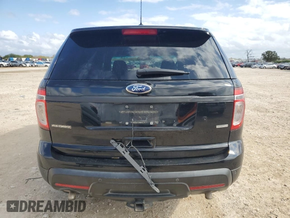 2014 Ford Utility Police Interceptor with VIN 1FM5K8AR8EGB59113, listed as a Copart auction lot 85054724 with 143,318 mi miles and Clean Title. Bid and sale history available at carsss.com. Image 6.