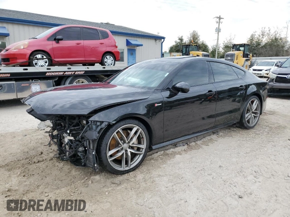 2016 Audi A7 Premium Plus z VIN WAUWGAFC4GN015401, wystawiony jako Copart lot #87072504 z przebiegiem Nie podano mil oraz Szkoda całkowita • Salvage title. Historia ofert i sprzedaży dostępna na DreamBid. Obrazek 1.