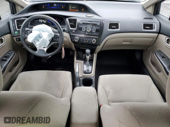 2013 Honda Civic LX with VIN 19XFB2F52DE040631, listed as a Copart auction lot 51076145 with 135,840 mi miles and Salvage Title. Bid and sale history available at DreamBid. Image 8.