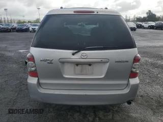 2004 Mazda MPV LX with VIN JM3LW28A840523283, listed as a Copart auction lot 51441785 with 215,235 mi miles and Salvage title. Bid and sale history available at DreamBid. Image 6.