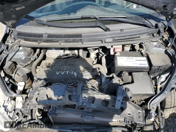 2010 Toyota Yaris with VIN JTDBT4K35A1355708, listed as a Copart auction lot 54347695 with 103,689 mi miles and Salvage Title. Bid and sale history available at carsss.com. Image 11.