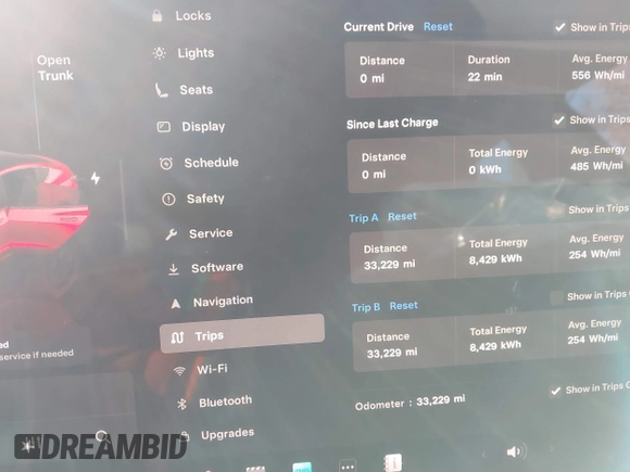 2023 Tesla Model 3 z VIN 5YJ3E1EAXPF584537, wystawiony jako IAAI lot #41464243 z przebiegiem 33 229 mil mil oraz . Historia ofert i sprzedaży dostępna na DreamBid. Obrazek 7.