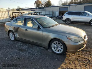 2004 BMW 5 Series 545iA with VIN WBANB335X4B112689, listed as a Copart auction lot 78789874 with 114,016 mi miles and Salvage Title. Bid and sale history available at carsss.com. Image 4.