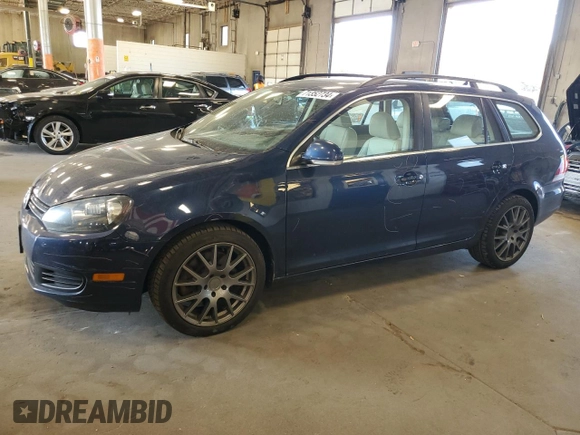 2013 Volkswagen Jetta SportWagen TDI w/Sunroof & Nav with VIN 3VWPL7AJ4DM606410, listed as a Copart auction lot 71352734 with 141,334 mi miles and Salvage Title. Bid and sale history available at carsss.com. Image 1.