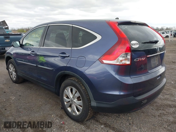 2013 Honda CR-V EX with VIN 2HKRM4H56DH634795, listed as a IAAI auction lot 41996408 with 233,756 mi miles and . Bid and sale history available at carsss.com. Image 3.